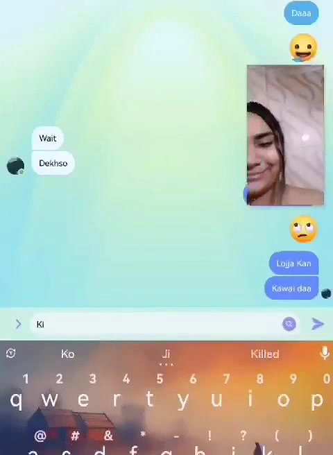 Cute Girl Showing lover