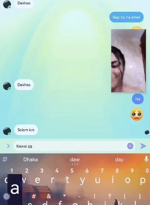 Cute Girl Showing lover