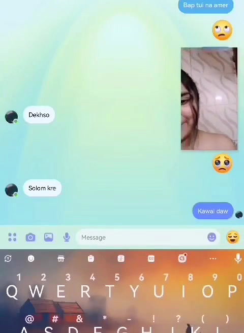 Cute Girl Showing lover