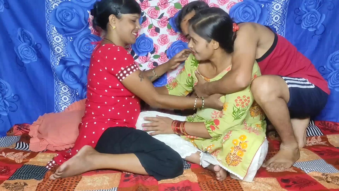 Real Indian Threesome Sex Action