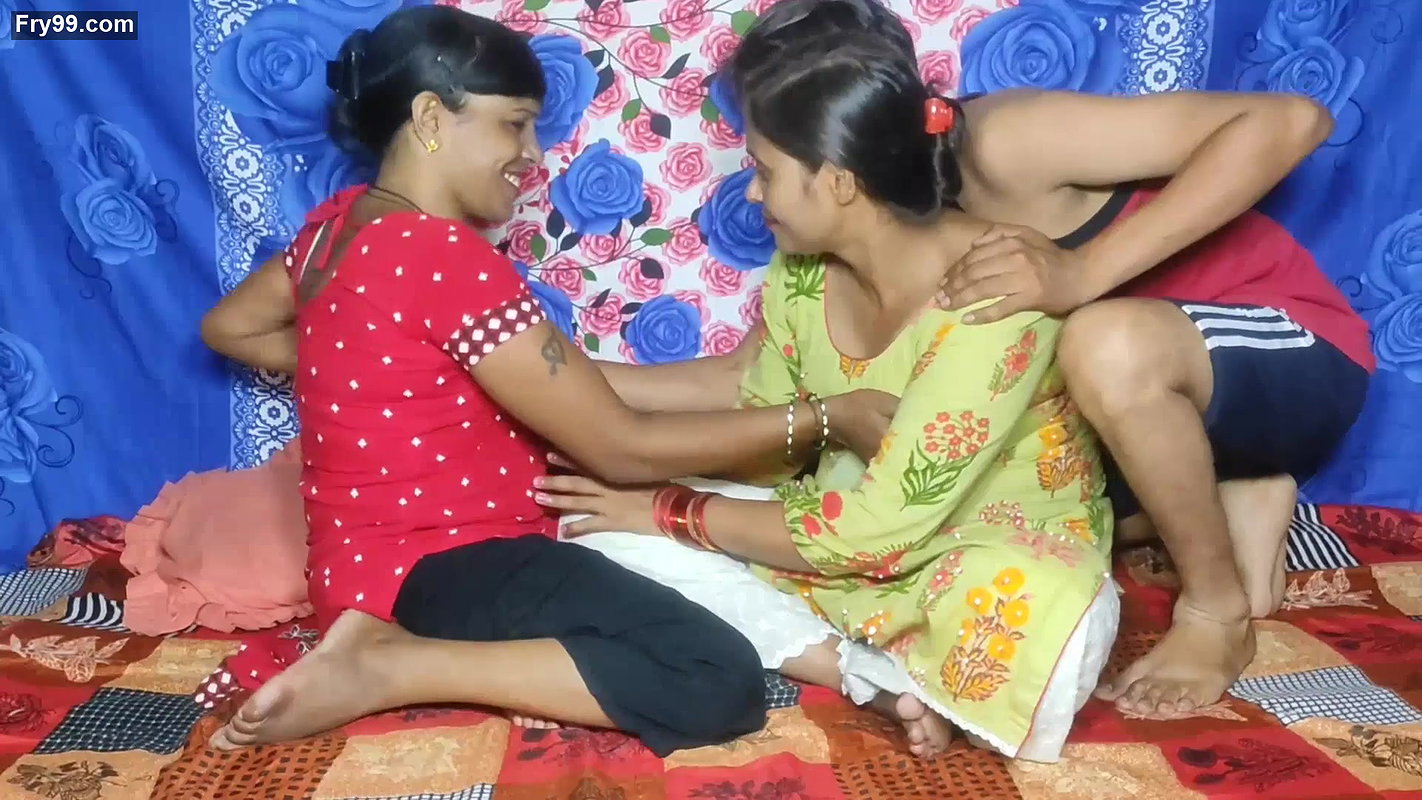 Real Indian Threesome Sex Action