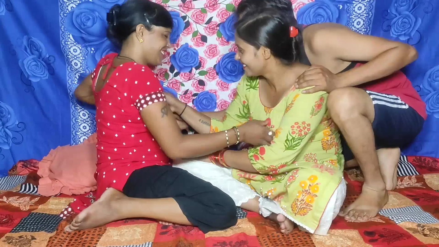Real Indian Threesome Sex Action