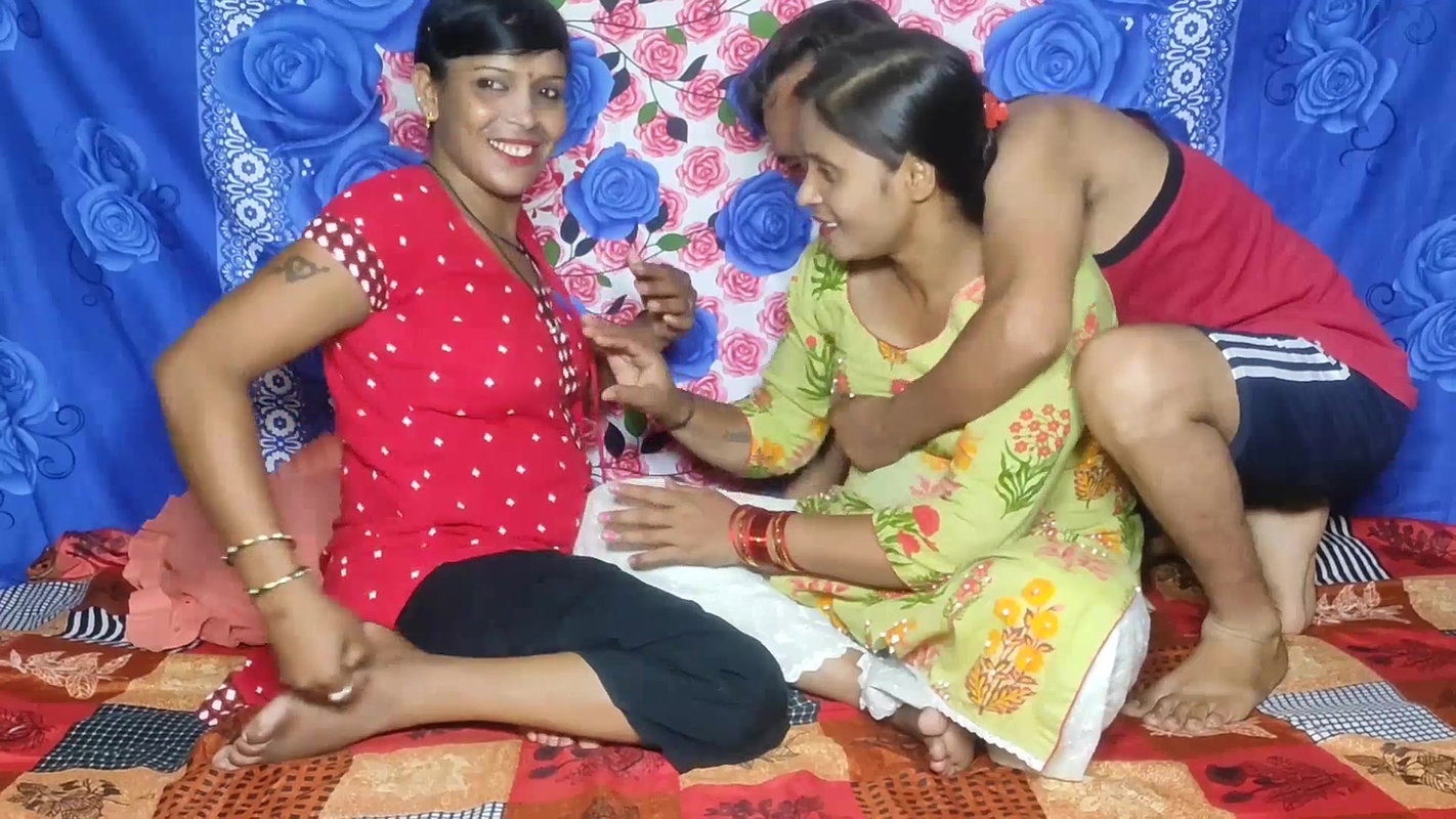 Real Indian Threesome Sex Action
