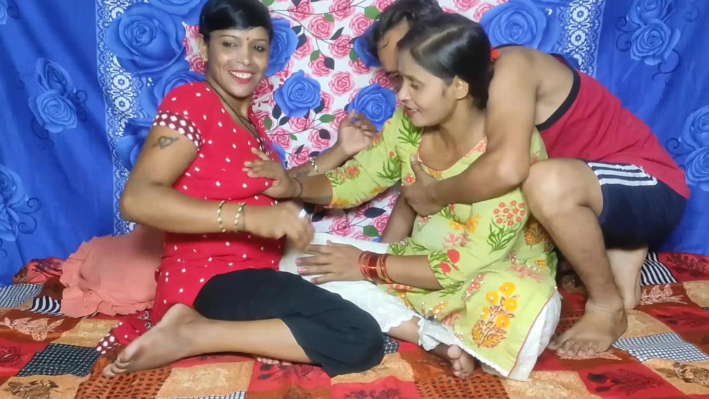 Real Indian Threesome Sex Action