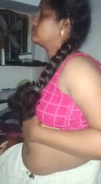 Tamil wife Preparing for night fun with Husband