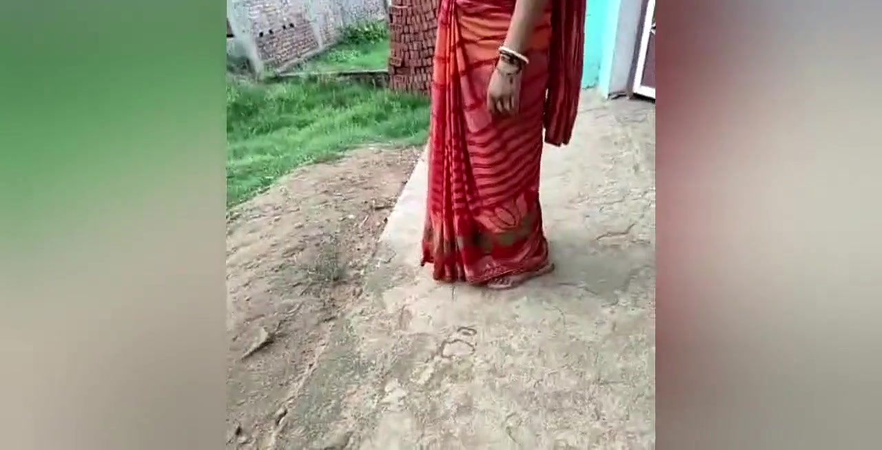 Village wife showing outdoor