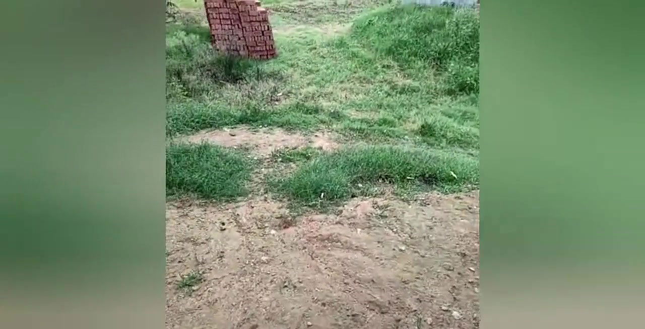 Village wife showing outdoor