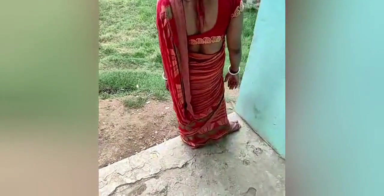 Village wife showing outdoor