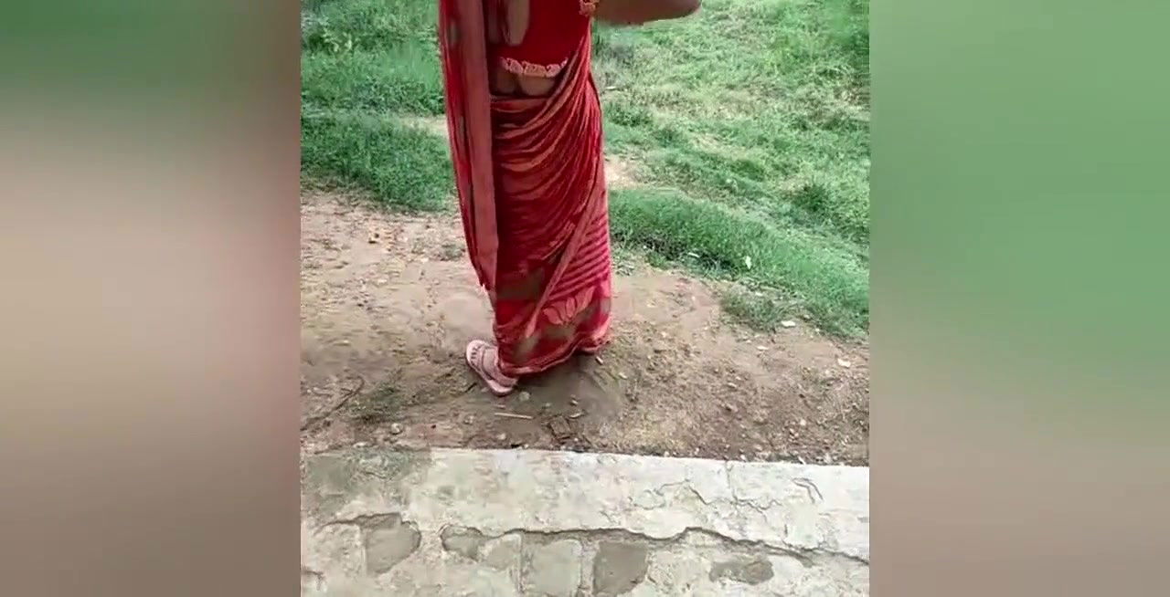 Village wife showing outdoor
