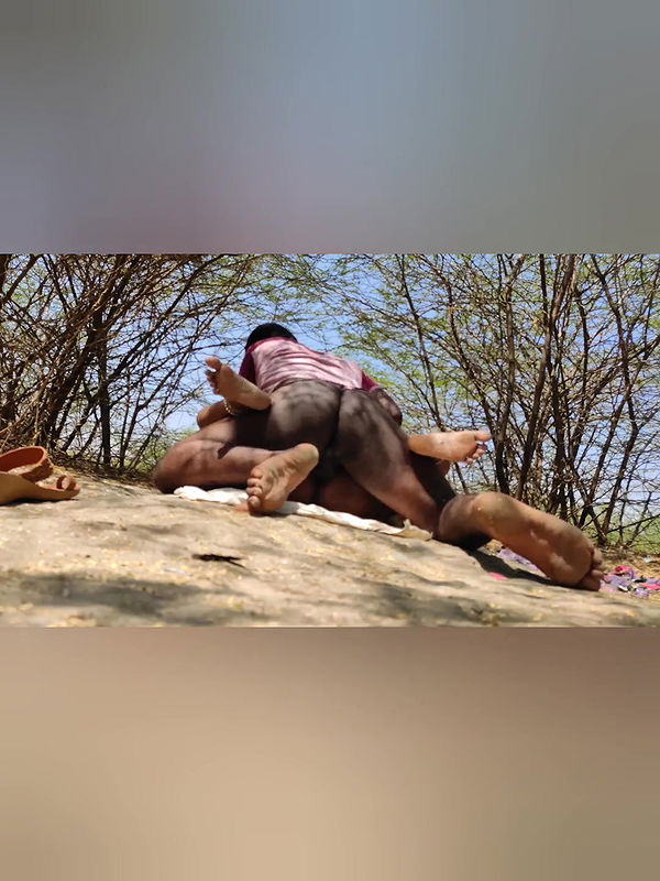 Outdoor sex in the village