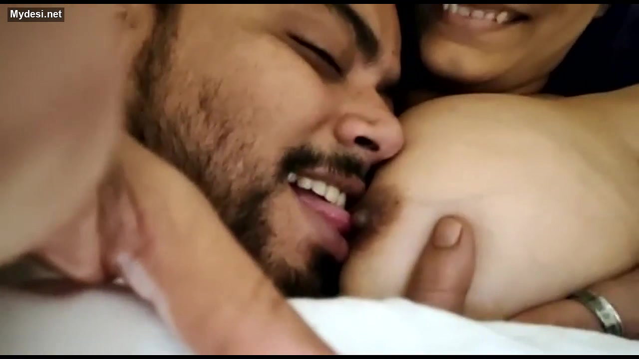 licking wife big boobs