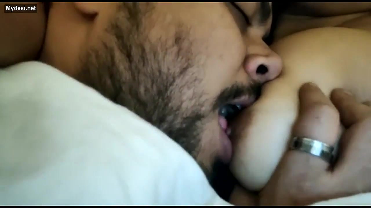 licking wife big boobs