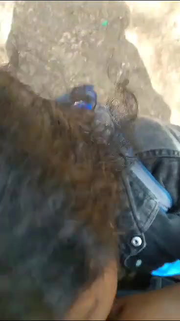 Outdoor blowjob