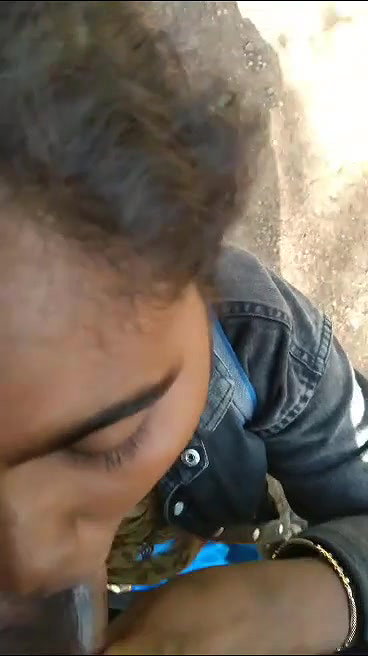 Outdoor blowjob