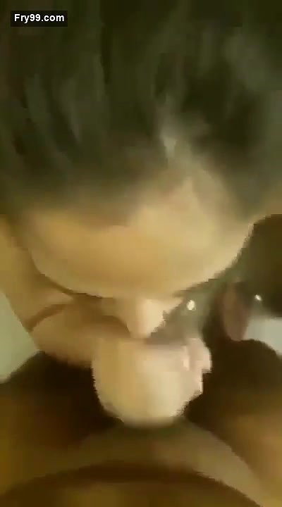 Giving blowjob to lover