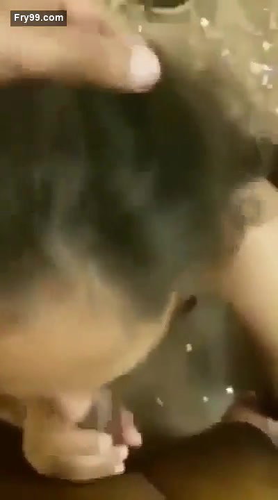 Giving blowjob to lover