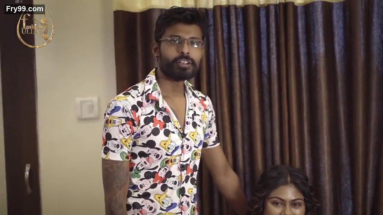 ARPITA MAKEOVER WITH BLUE SAREE AT BEACH RESORT