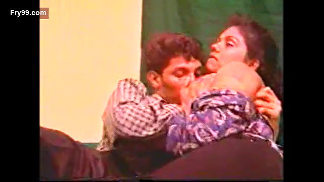 South Aunty With Young Boy