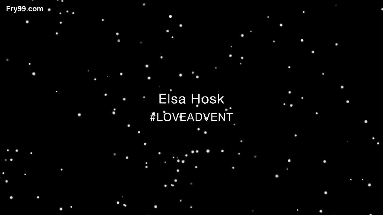 Elsa Hosk – love advent