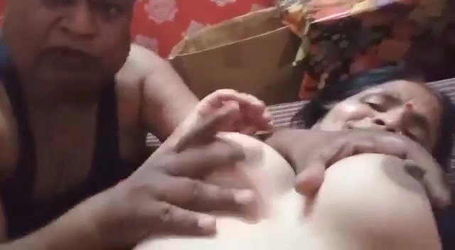 Uncle Sucking and Playing with Auntys Bigboobs