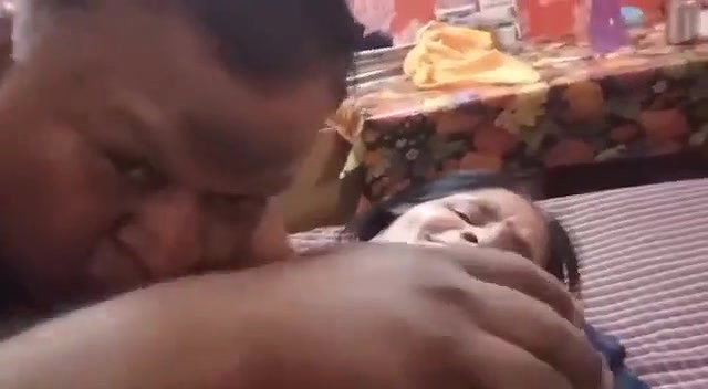 Uncle Sucking and Playing with Auntys Bigboobs