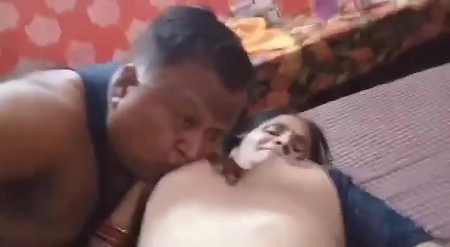 Uncle Sucking and Playing with Auntys Bigboobs