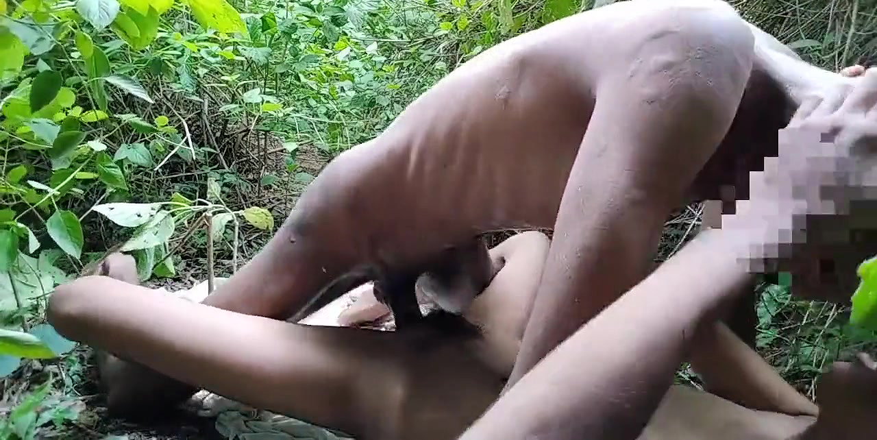 For the first time I took my girlfriend to the woods and fucked