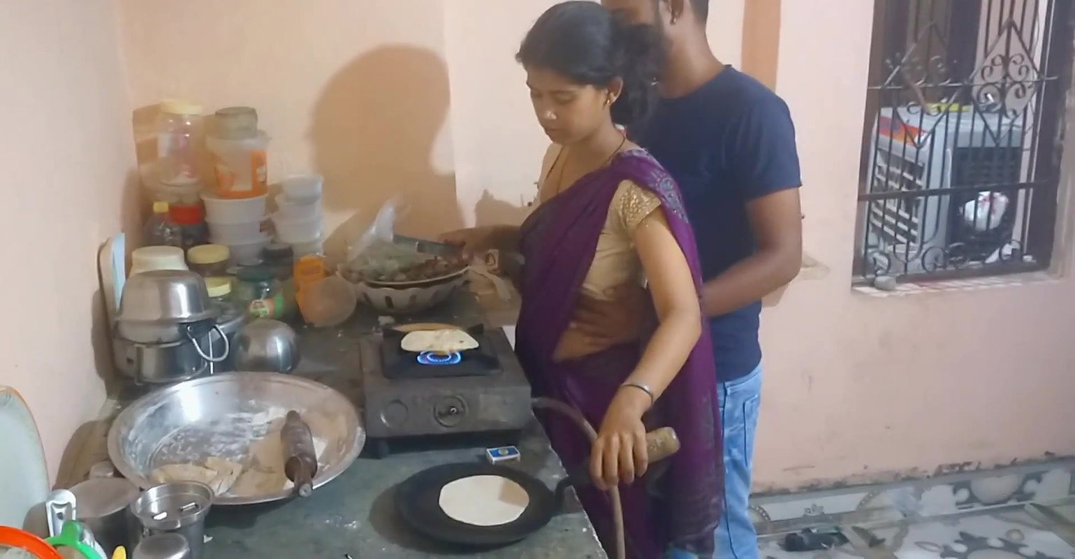 Indian bhabhi ji doing amazing cooking