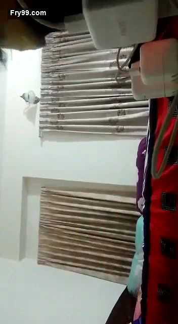 Young girl and jija with talking