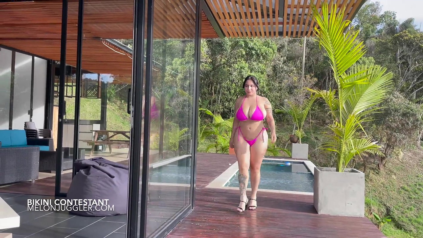 Amaretto & Kim Velez big boob sucking bikini lesbians