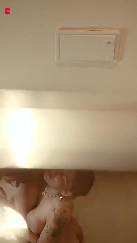 Resmi Nair with Gowri lesbian smooching in Staircase – Top view