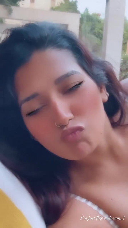 rashakirmani hot cleavage in bikini 22