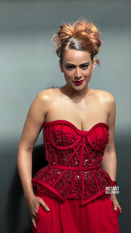 NIA SLUTTY OPEN DEEP CLEAVAGE LUSTY IN OFF SHOULDER DRESS YUMM 24