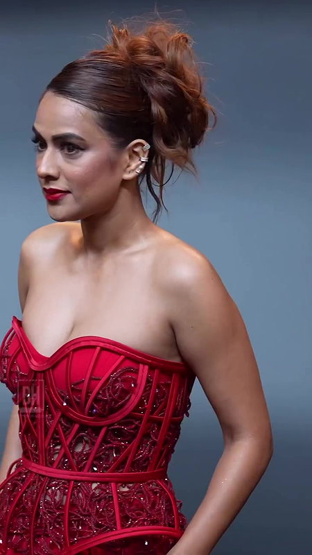 NIA SLUTTY OPEN DEEP CLEAVAGE LUSTY IN OFF SHOULDER DRESS YUMM 26