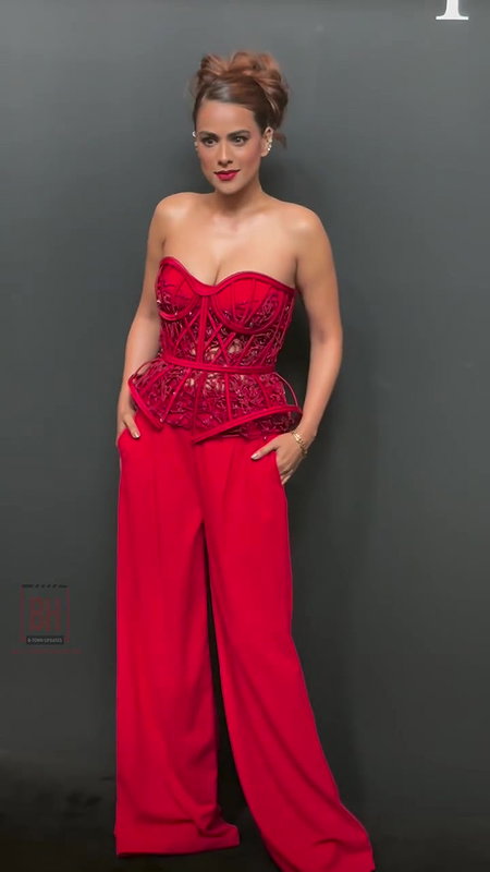 NIA SLUTTY OPEN DEEP CLEAVAGE LUSTY IN OFF SHOULDER DRESS YUMM 22