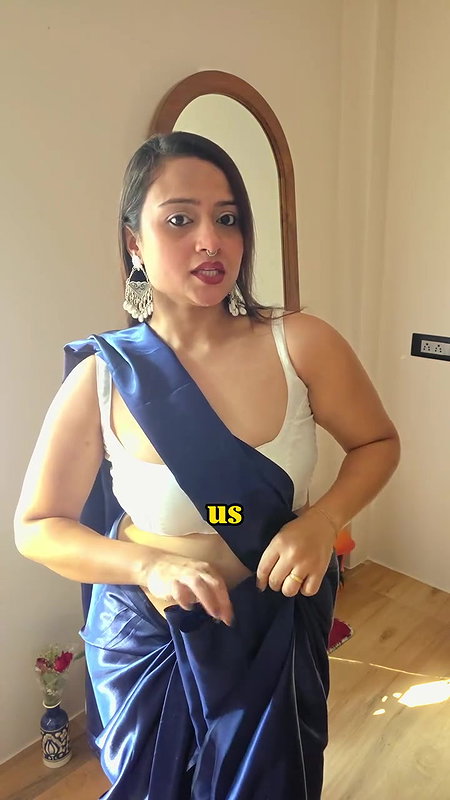 fleshy desi belly dancer in white top and midy 22