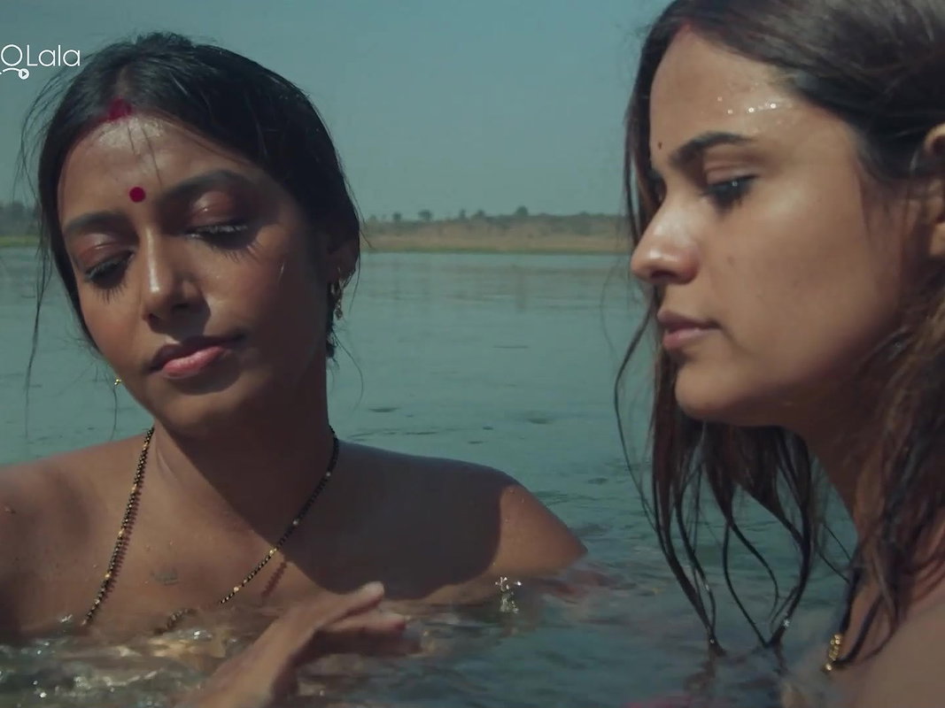 Ishit Yamini, Pooja Prabhat semi topless shots Marigold short film 22