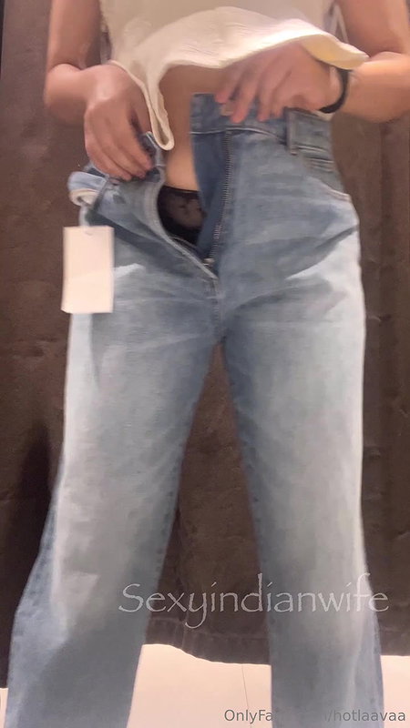 Sexyindianwife dress changing in trial room 22