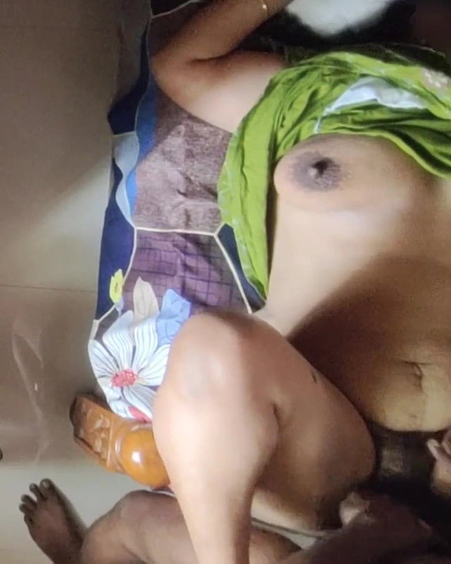 Hot Boudi Wife with Big Natural Tits Fucking in Nighty