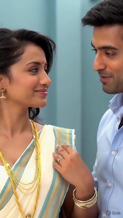 Trisha adjusting saree wantedly to reveal and tempt 283