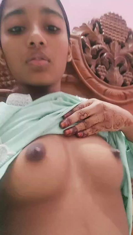 Horny Young Indian GF Pressing Boobs Rubbing Pussy Showing Asshole 28