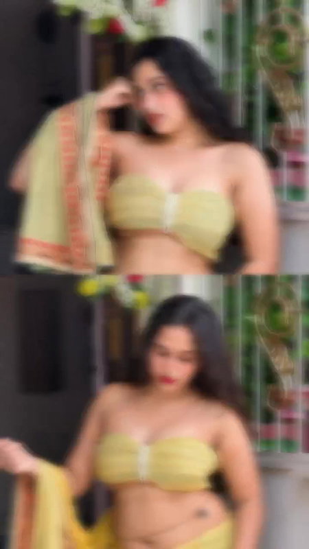 hot marathi lady in sexy yellow blouse and bottom 22