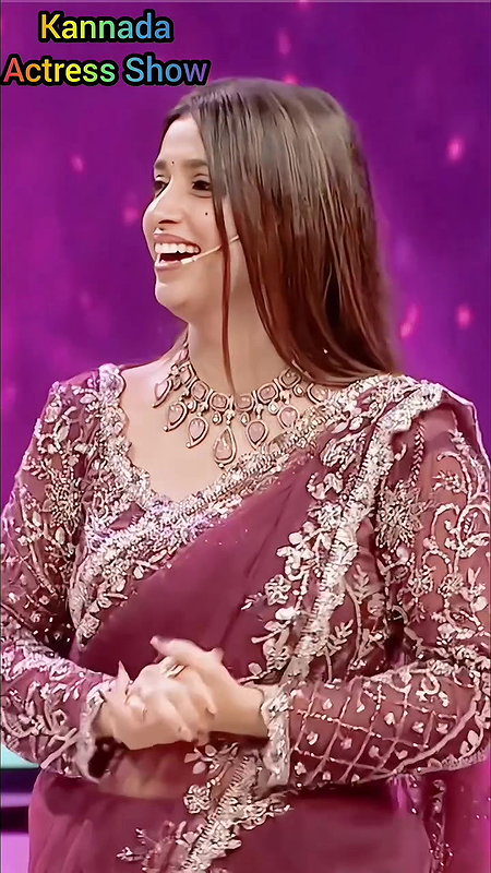 swetha chengappa sexy navel in pink saree 22