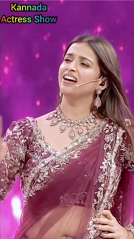swetha chengappa sexy navel in pink saree 22