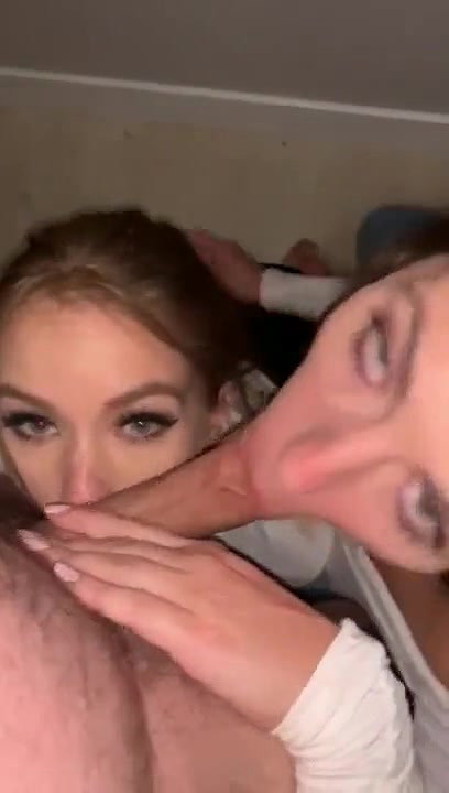 College sluts blowing and getting facialized