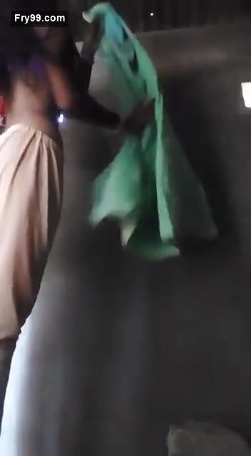 Village girl in bathroom
