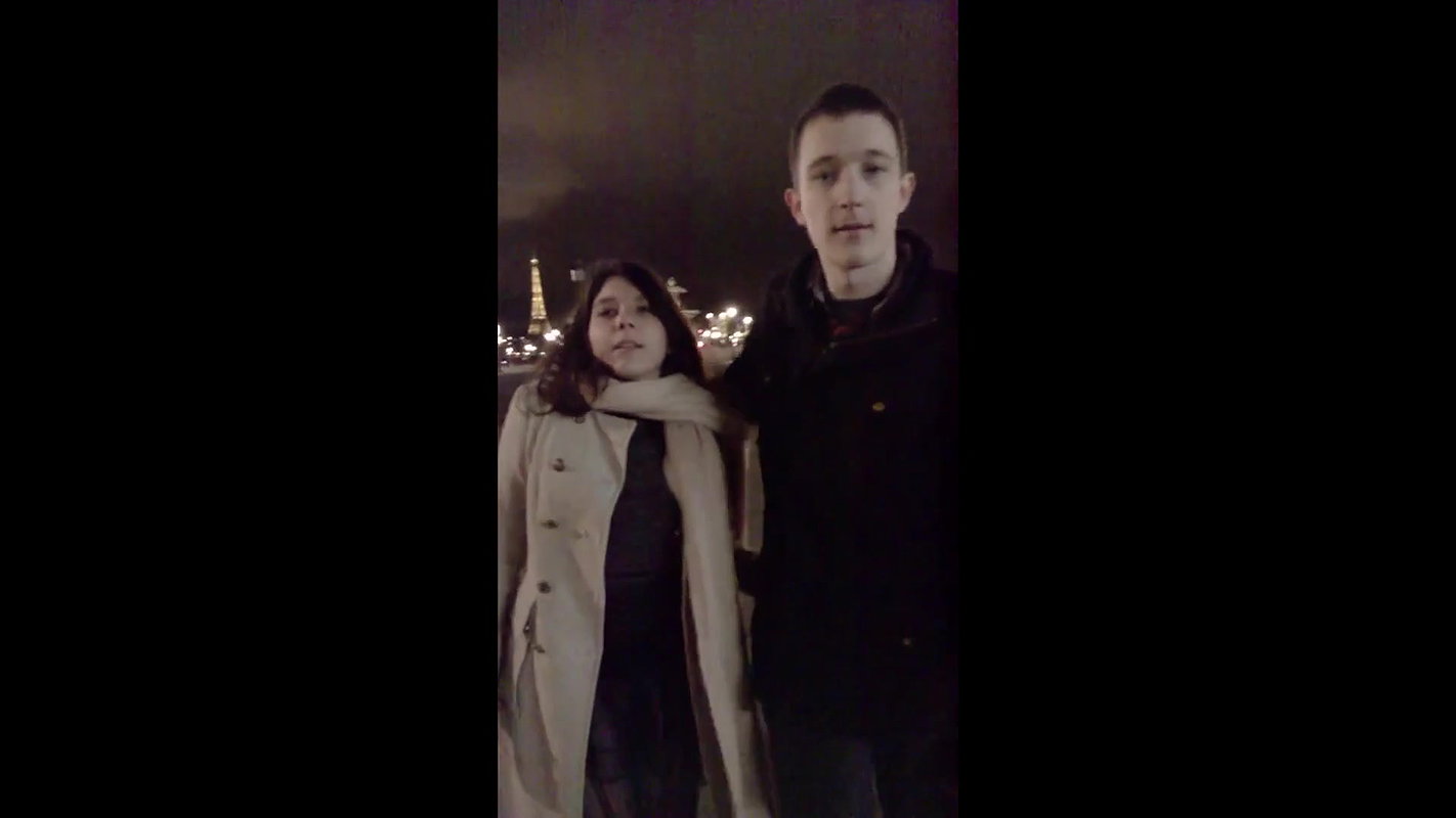 Uncircumcised dick getting sucked by two girls that have natural breasts