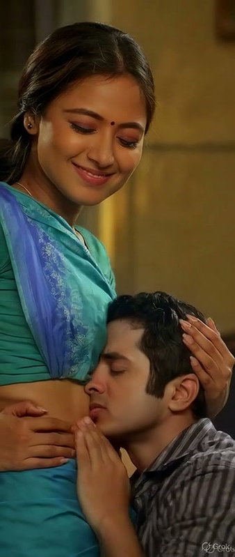 [16 CLIPS in same thread] Simran Navel kissed while she gives hot expressions2