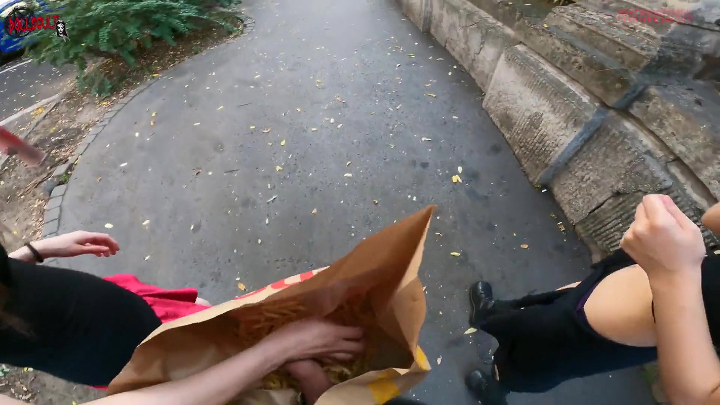 Dude is willing to hide his cock in a McDonalds bag and its fucking disgusting