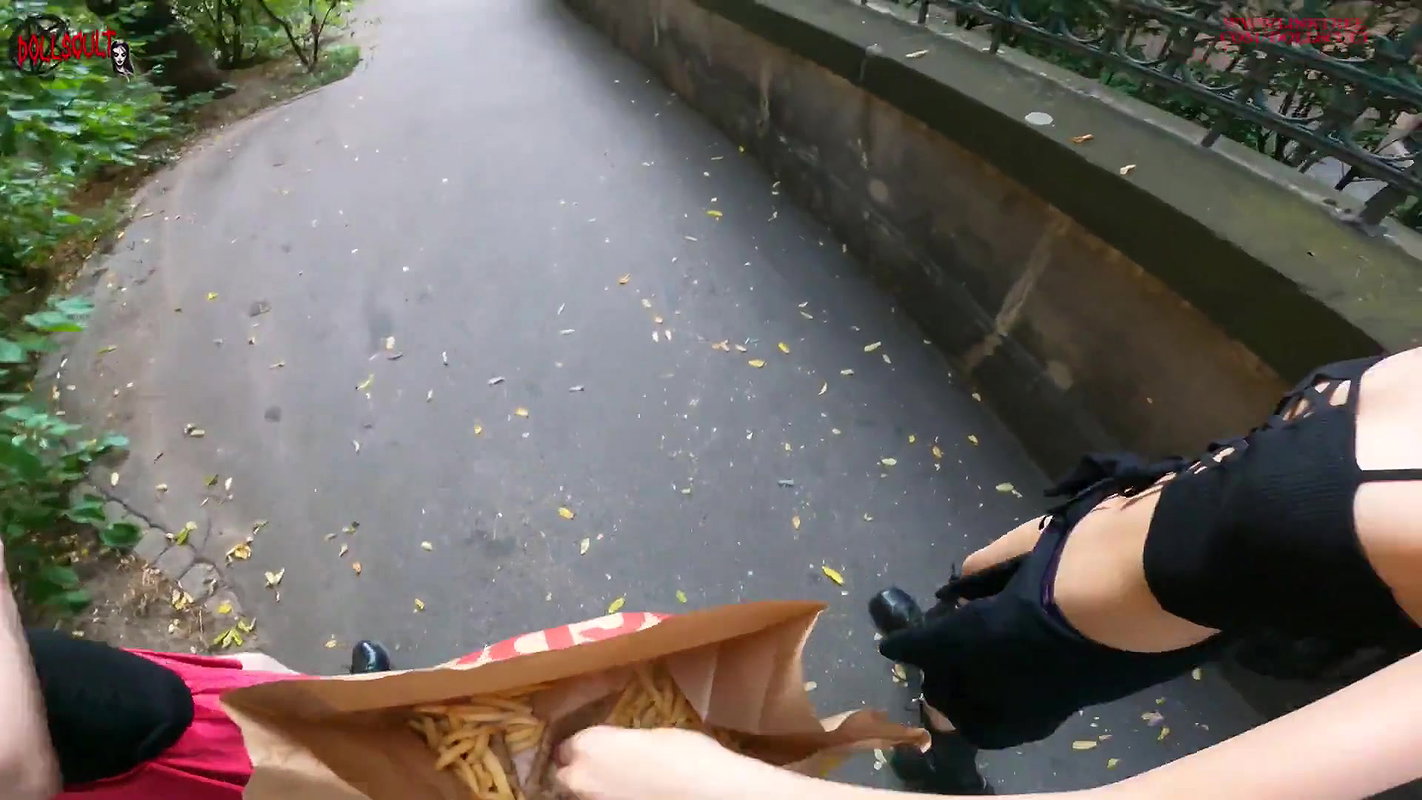 Dude is willing to hide his cock in a McDonalds bag and its fucking disgusting